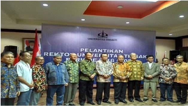 Pelantikan Rektor Universitas Trisakti Jakarta Disaksikan Menristekdikti